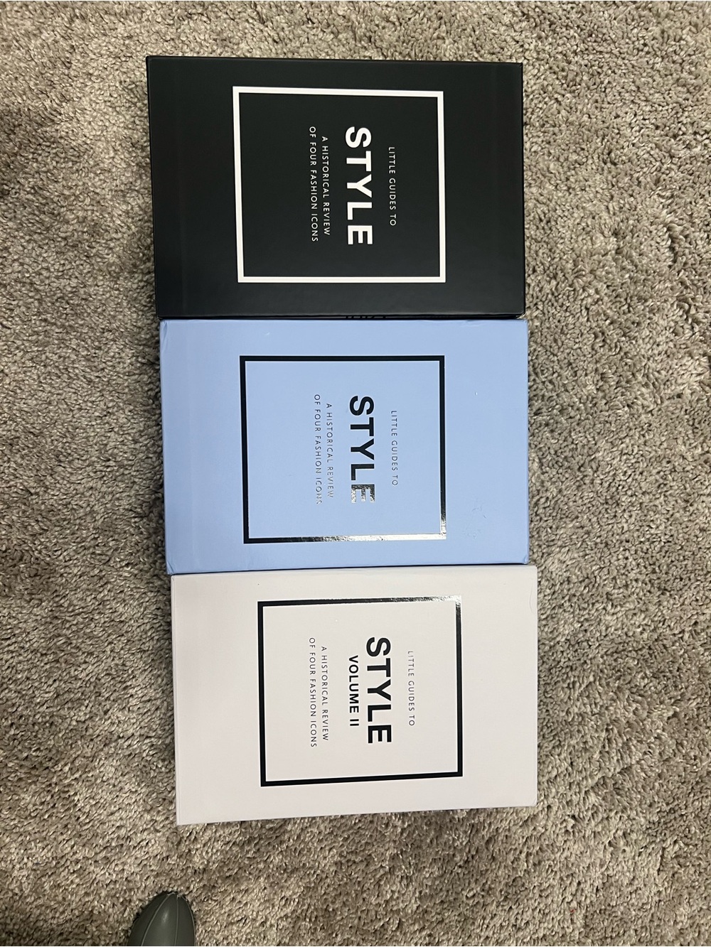 Set of 3 'STYLE' Hardcover Books